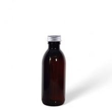 Load image into Gallery viewer, 200ml Amber PET Plastic Bottles (28mm neck) with Choice of Closure