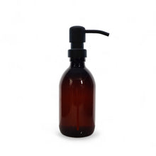 Load image into Gallery viewer, 300ml Amber PET Plastic Bottles (28mm neck) with Choice of Closure