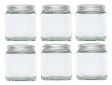 Load image into Gallery viewer, 120ml Clear Glass Jar with Brushed Aluminum Lid