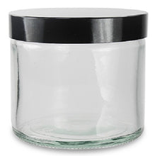 Load image into Gallery viewer, 250ml Clear Glass Jar with Black Urea Lid