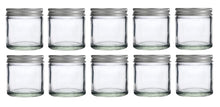 Load image into Gallery viewer, 60ml Clear Glass Jar with Brushed Aluminum Lid