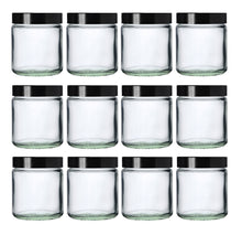 Load image into Gallery viewer, 120ml Clear Glass Jar with Black Urea Lid