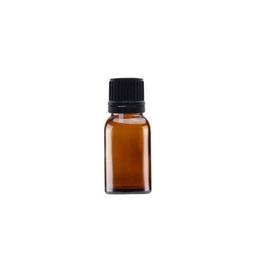10ml Amber Glass Dropper Bottle with Black Tamper-Resistant Dropper Cap