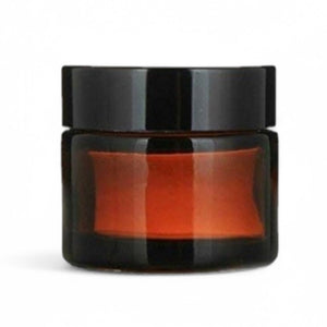10ml Amber Glass Jar with Black lid