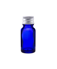 Load image into Gallery viewer, 10ml Blue Glass Bottles with Aluminium Screw Lid