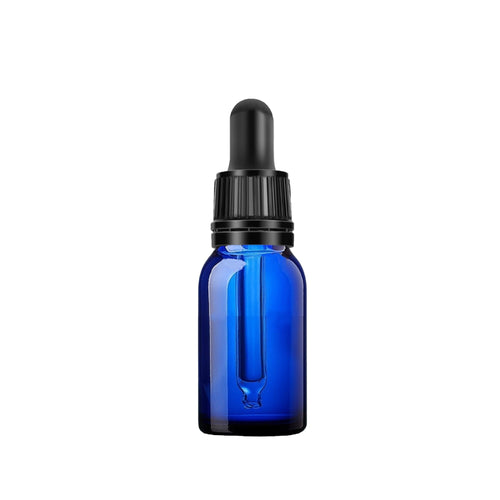 10ml Blue Glass Bottles with Tamper Resistant Glass Pipettes