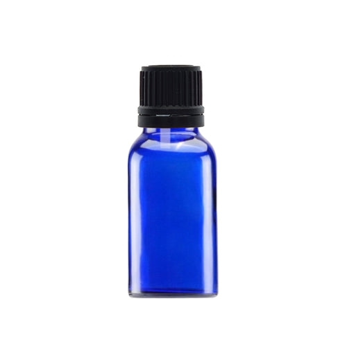 10ml Blue Glass Dropper Bottle with Black Tamper-Resistant Dropper Cap