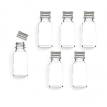 Load image into Gallery viewer, 10ml Clear Glass Bottles with Aluminium Lid