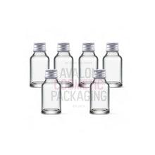 Load image into Gallery viewer, 10ml Clear Glass Bottles with Aluminum Lid