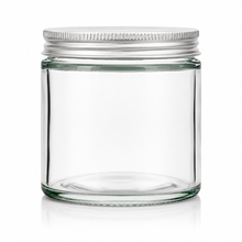 Load image into Gallery viewer, 120ml Clear Glass Jar with Airtight Aluminium Lid