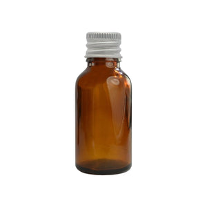 15ml Amber Glass Dropper Bottles with Aluminium Screw Lid