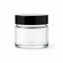 Load image into Gallery viewer, 15ml Clear Glass Jar with Airtight Black Urea Lid