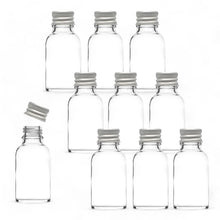 Load image into Gallery viewer, 15ml Clear Glass Bottles with Aluminium Lid