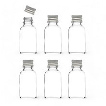 Load image into Gallery viewer, 15ml Clear Glass Bottles with Aluminium Lid