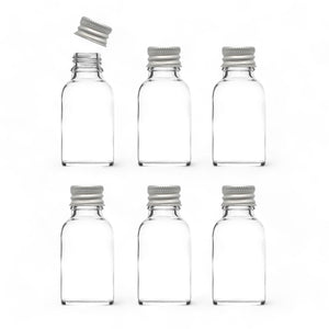 15ml Clear Glass Bottles with Aluminium Lid