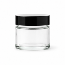 Load image into Gallery viewer, 15ml Clear Glass Jar with Airtight Black Urea Lid