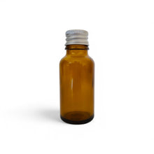 Load image into Gallery viewer, 20ml Amber Glass dropper Bottles with Aluminium Screw Lid Avalon Cosmetic Packaging