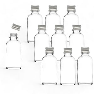 30ml Clear Glass Bottles with Aluminium Lid