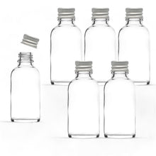 Load image into Gallery viewer, 30ml Clear Glass Bottles with Aluminium Lid