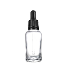 Load image into Gallery viewer, 30ml Clear Glass Bottles with Tamper Resistant Glass Pipettes