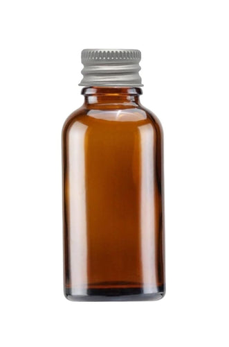 50ml Amber Glass Bottles with Aluminium Screw Lid