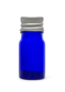 5ml Blue Glass Bottles with Aluminium Screw Lid