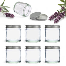 Load image into Gallery viewer, 60ml Clear Glass Jar with Airtight Aluminium Lid