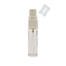 Load image into Gallery viewer, 10ml Clear Slim Glass Rollette Bottle with White Finger Spray