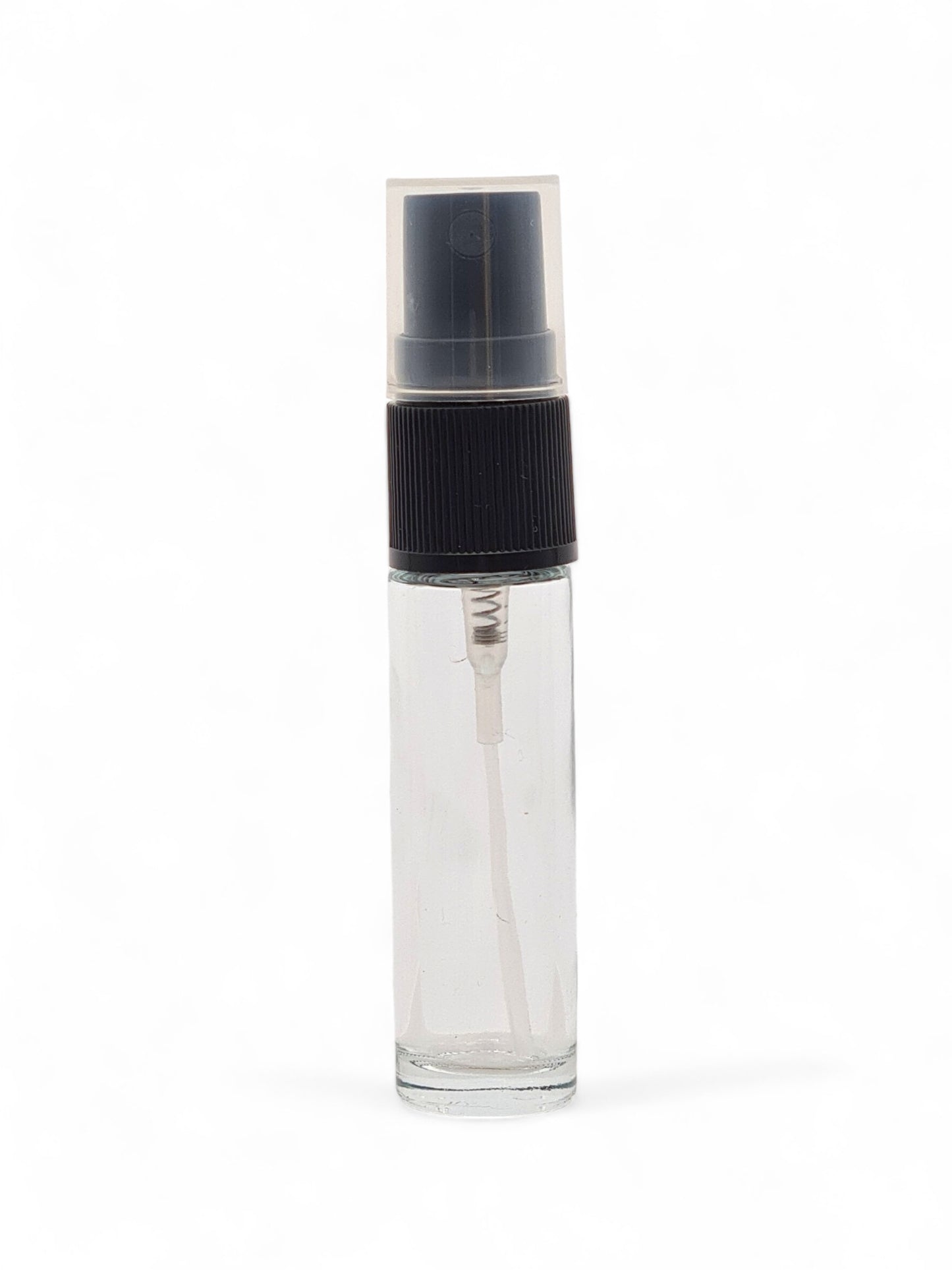10ml Slim Glass Rollette Bottle with Black Finger Spray