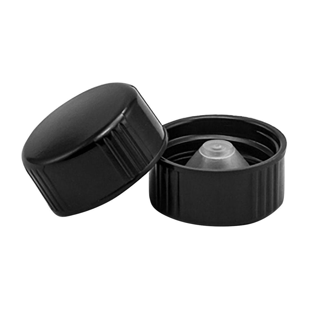 Black Polycone Lid 28mm