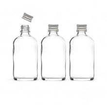 Load image into Gallery viewer, 100ml Clear Glass Bottles with Aluminium Lid