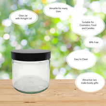 Load image into Gallery viewer, 250ml Clear Glass Jar with Black Urea Lid