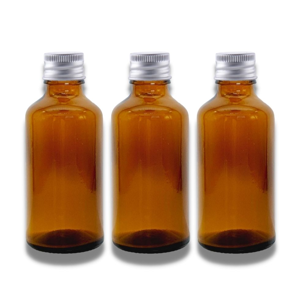 30ml Amber Glass Bottles with Aluminum Lid