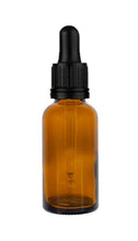 Load image into Gallery viewer, 30ml Amber Glass Bottles with Tamper Resistant Glass Pipettes