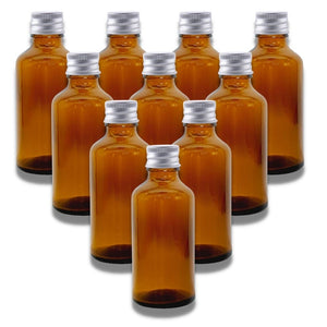 30ml Amber Glass Bottles with Aluminum Lid