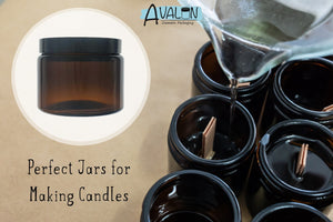 500ml Amber Brown Glass Jar with Black Urea Lid