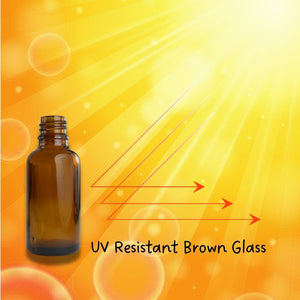 30ml Amber Glass Bottles with Aluminum Lid