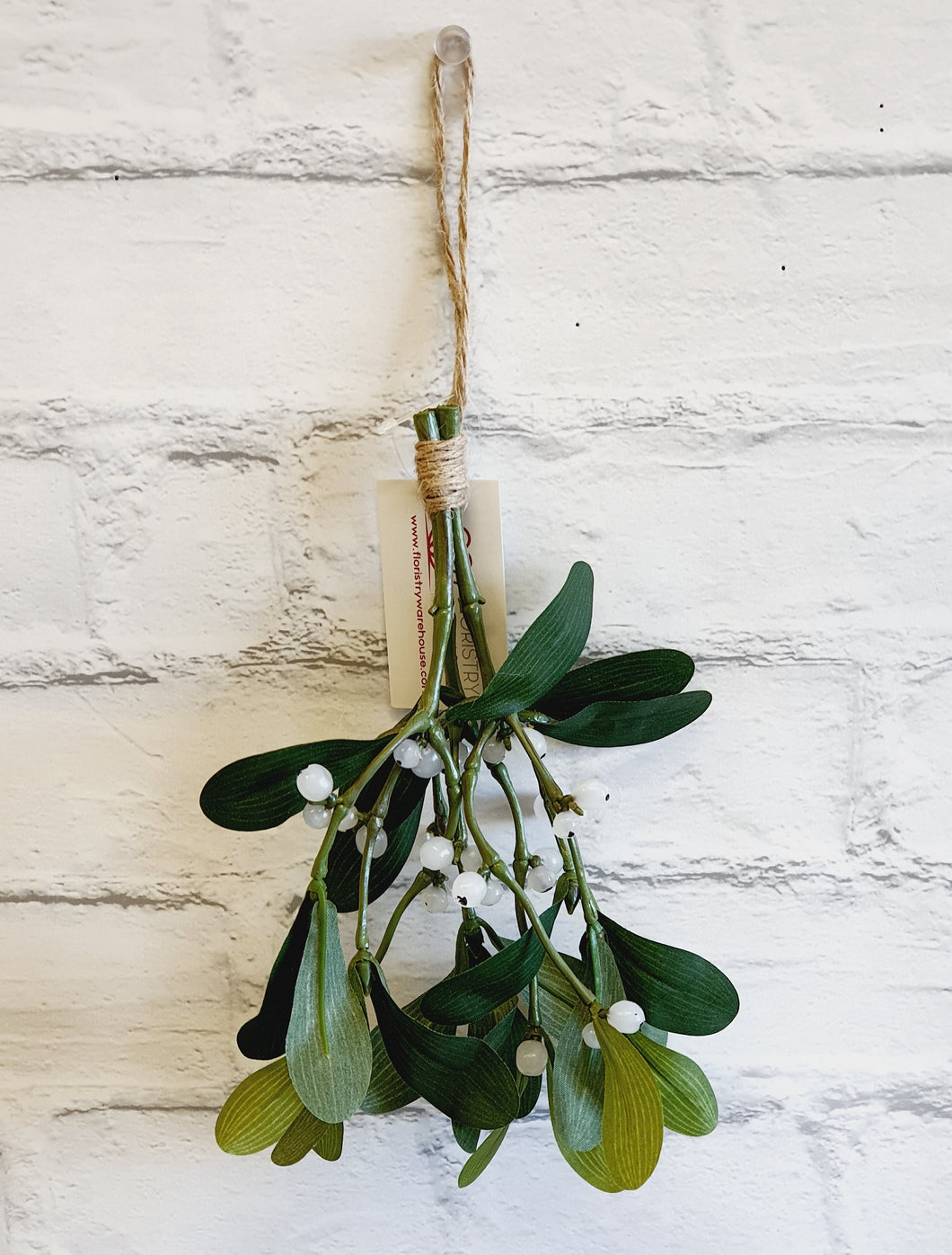 Flowers and Foliage - Artificial Mistletoe Bunch (20cm long)