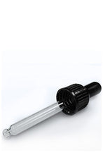 Load image into Gallery viewer, GL18mm Black Tamper Evident Glass Pipettes