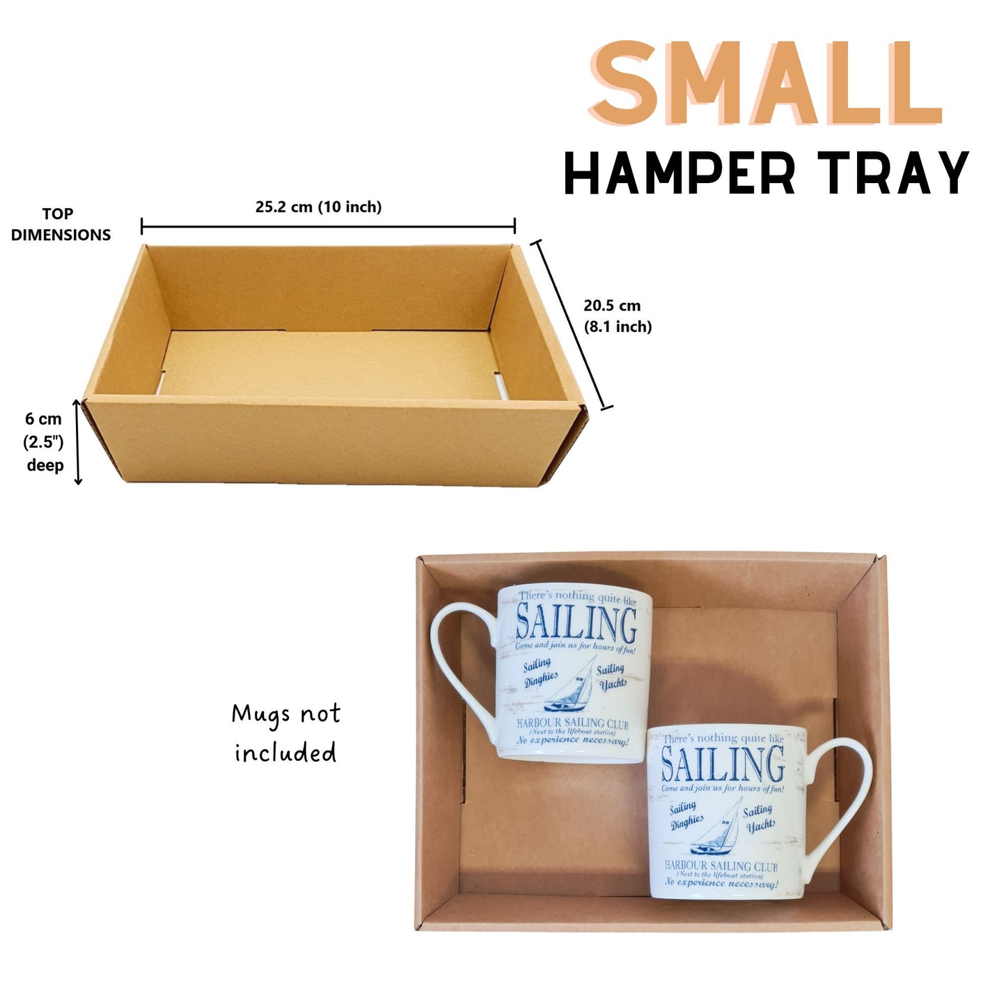 Cardboard Gift Hamper Tray (Self Assembly)