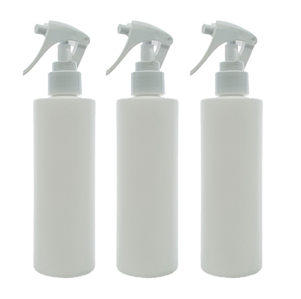 250ml White PET Gloss Plastic Bottle 